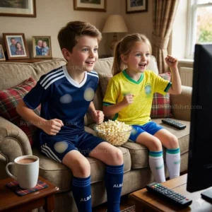 Scotland & Brazil World Cup 2026 Gift Bundle – Home Kids Football Kit - details (1)