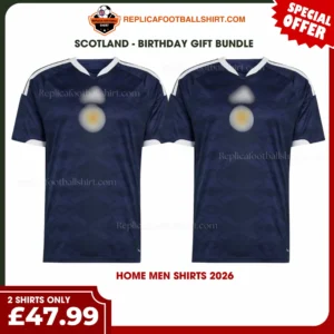 Scotland World Cup 2026 Gift Bundle - 2 Home Men Shirts