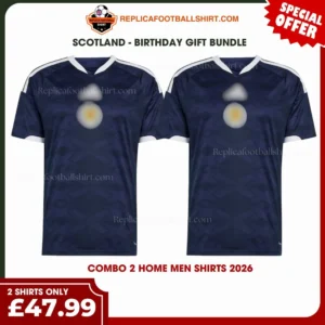 Scotland World Cup 2026 Gift Bundle - 2 Home Men Shirts