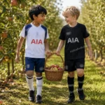 Tottenham 2025/26 Gift Bundle – Home and Away Fan-Version Kids Football Kits (With Socks)