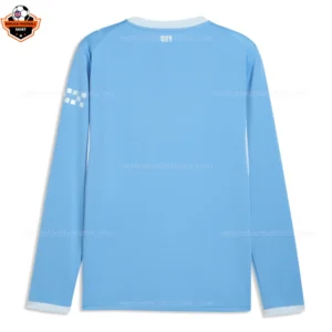 Manchester City Home Men Replica Football Shirt 202627 Long sleeve (1)