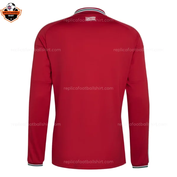 Manchester United Home Men Replica Football Shirt 2027/28 Long Sleeve