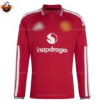 Manchester United Home Men Replica Football Shirt 2027/28 Long Sleeve
