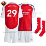 Arsenal Home Kid Replica Football Kit 2024/25 HAVERTZ 29 Printed