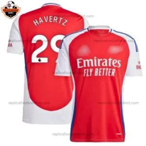 Arsenal Home Men Replica Football Shirt 2024/25 HAVERTZ 29 Printed