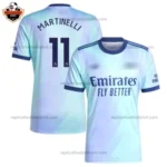 Arsenal Third Men Replica Football Shirt 2024/25 MARTINELLI 11 Printed