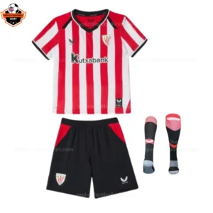 Athletic Club Bilbao Home Kid Replica Football Kit 2026/27 - front view