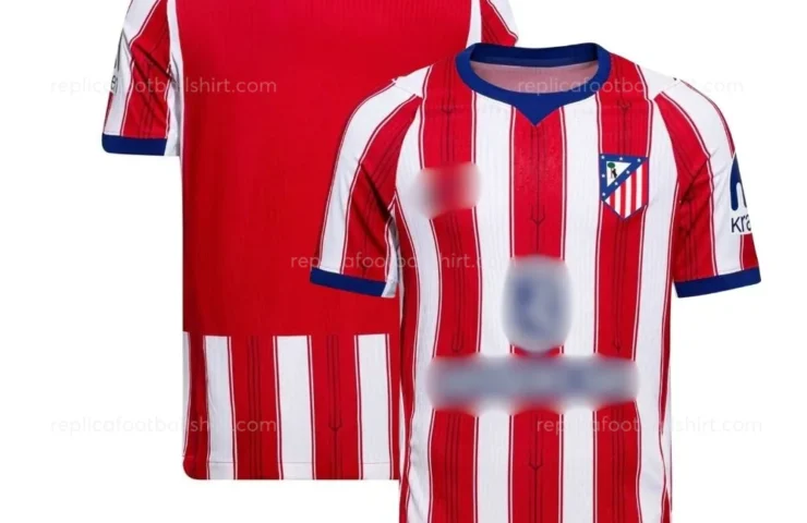 Atletico Madrid Home Men Replica Football Shirt 2026/27 - over view