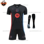 Barcelona 2024/25 Gift Bundle – Home and Away Fan-Version Kids Football Kits (With Socks)