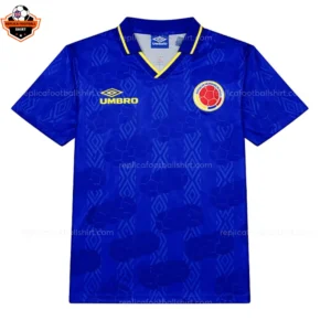 Retro Colombia Away Men Replica Football Shirt 1994/95 - Front view