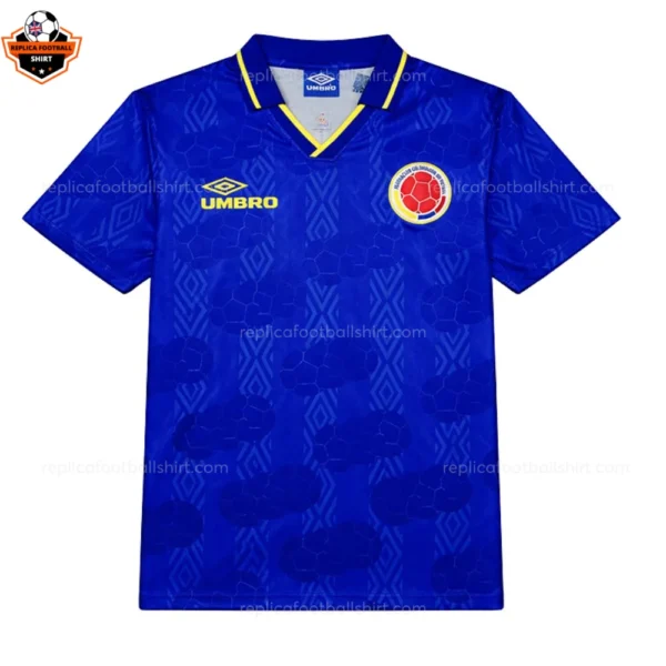 Retro Colombia Away Men Replica Football Shirt 1994/95