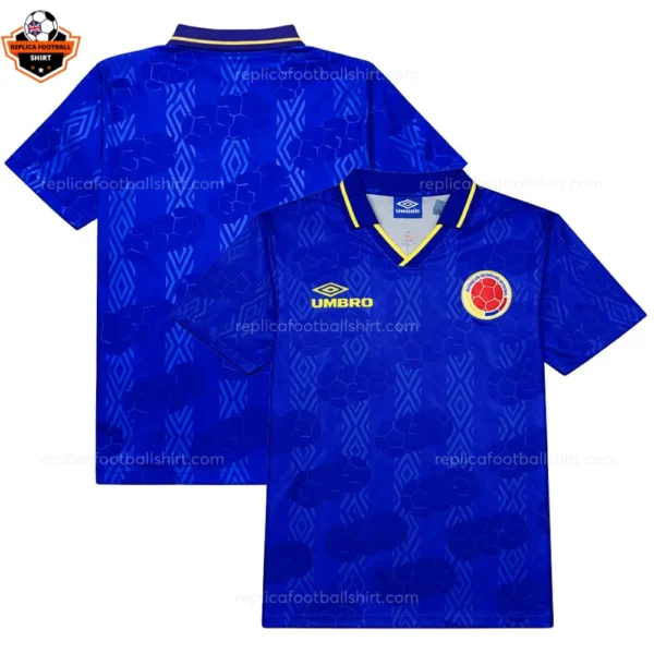 Retro Colombia Away Men Replica Football Shirt 1994/95