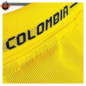 Retro Colombia Home Men Replica Football Shirt 2003/05 - details (1)