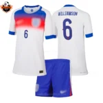 England 2025 Gift Bundle – Home & Away Adult Football Kits – WILLIAMSON 6 & RUSSO 23