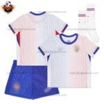 France Away Kid Replica Football Kit 2024