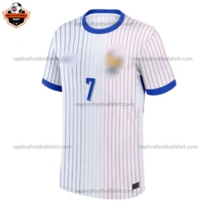 France Away Men Replica Football Shirt 2024 GRIEZMANN 7 Printed - front view