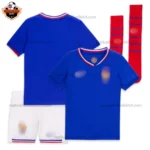 France Home Euro Kid Replica Football Kit 2024