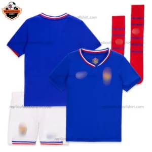 France Home Euro Kid Replica Football Kit 2024
