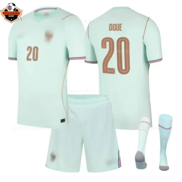 France World Cup 2026 DOUE 20 Away Kid Replica Football Kit