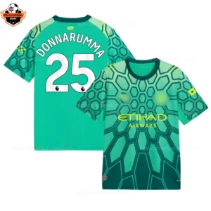 Manchester City DONNARUMMA 25 Green Goalkeeper Men Replica Football Shirt 2026/27