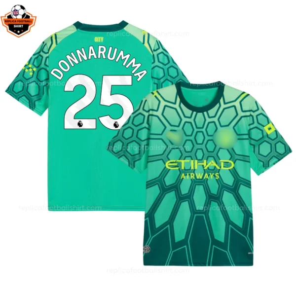 Manchester City DONNARUMMA 25 Green Goalkeeper Men Replica Football Shirt 2026/27