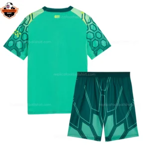 Manchester City Green Goalkeeper Kid Replica Football Kit 2026/27 - back view