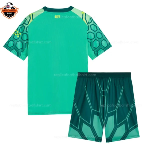 Manchester City Green Goalkeeper Kid Replica Football Kit 2026/27