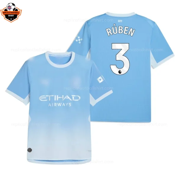 Manchester City RÚBEN 3 Home Men Replica Football Shirt 2026/27