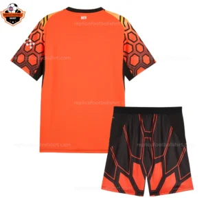 Manchester City Red Goalkeeper Kid Replica Football Kit 2026/27 - back view