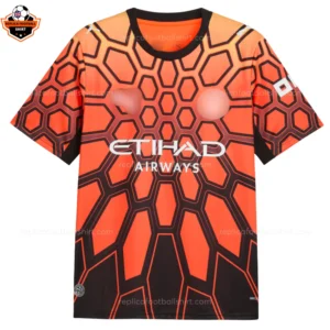 Manchester City Orange Goalkeeper Men Replica Football Shirt 2026/27 - frront view