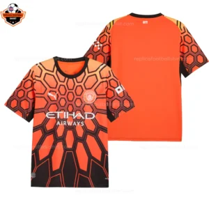 Manchester City Orange Goalkeeper Men Replica Football Shirt 2026/27