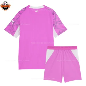 Manchester City Purple Goalkeeper Kid Replica Football Kit 2026/27 - back view