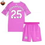 Manchester City DONNARUMMA 25 Purple Goalkeeper Kid Replica Football Kit 2026/27