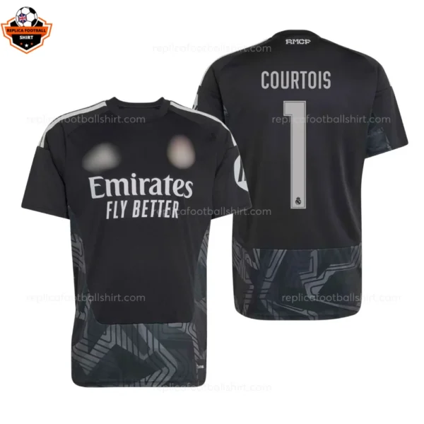 Real Madrid COURTOIS 1 Goalkeeper Men Replica Football Shirt 2026/27