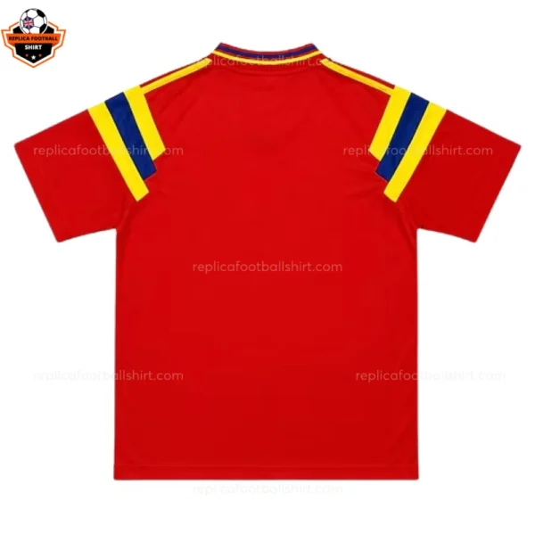 Retro Colombia Red Away Men Replica Football Shirt 1990