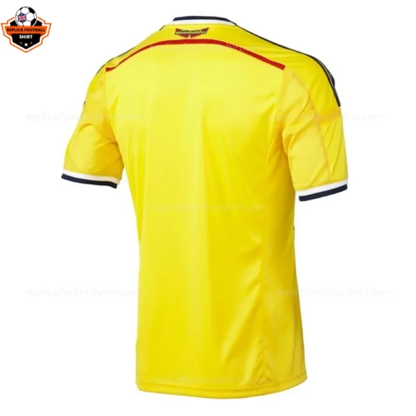 Retro Colombia Home Men Replica Football Shirt 2014