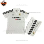 Retro Real Madrid Home Kid Replica Football Kit 2002/03