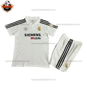 Retro Real Madrid Home Kid Replica Football Kit 2002/03