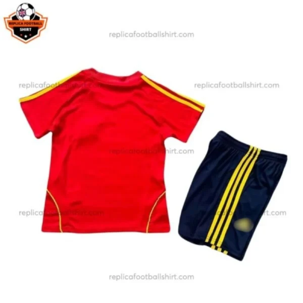 Retro Spain Home Kid Replica Football Kit 2008