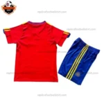 Retro Spain Home Kid Replica Football Kit 2010