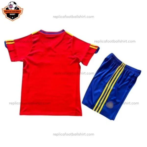 Retro Spain Home Kid Replica Football Kit 2010