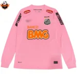 Retro Santos FC Alternate Men Replica Football Shirt 2012/13 Long Sleeve