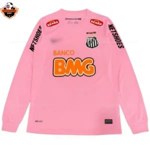 Retro Santos FC Alternate Men Replica Football Shirt 2012/13 Long Sleeve