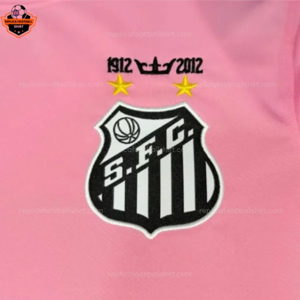 Retro Santos FC Alternate Men Replica Football Shirt 2012/13 Long Sleeve