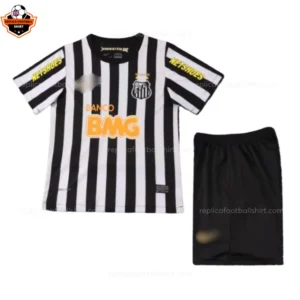 Retro Santos FC Away Kid Replica Football Kit 2012/13 - Front view