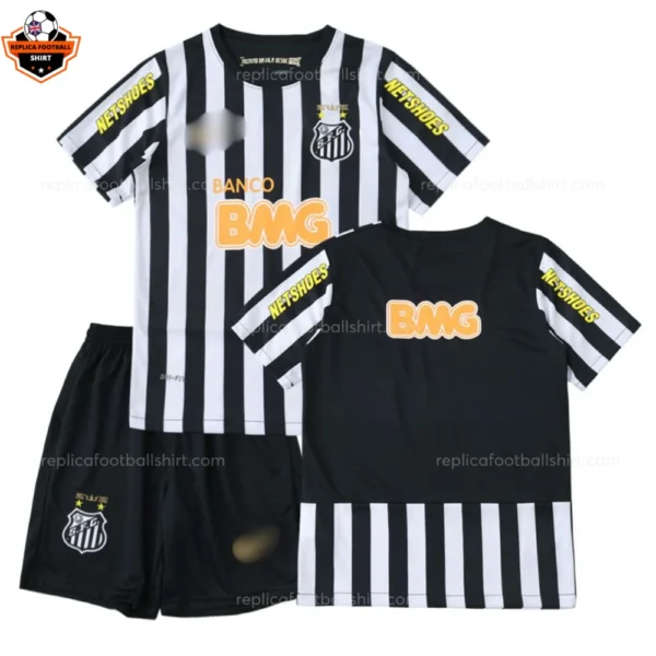 Retro Santos FC Away Kid Replica Football Kit 2012/13