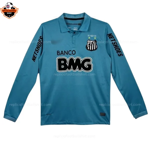 Retro Santos FC Third Men Replica Football Shirt 2011/12 Long Sleeve