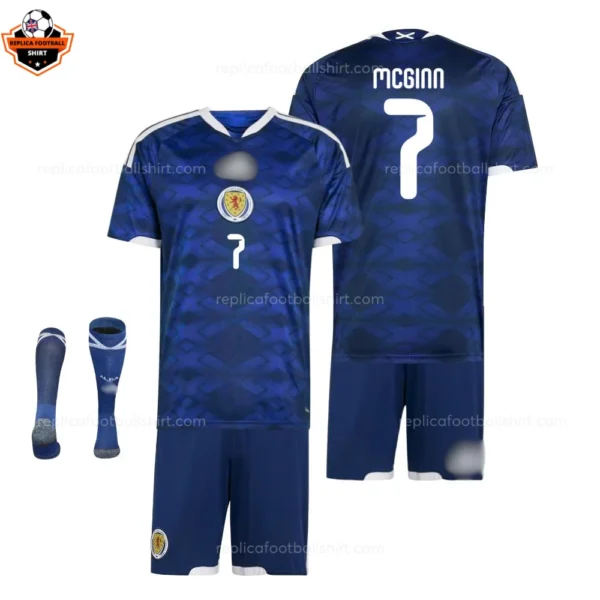 Scotland MCGINN 7 Home Kid Replica Football Kit 2026