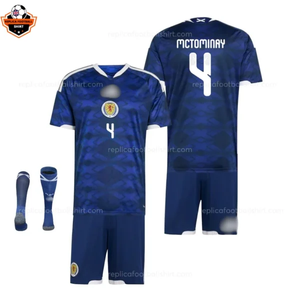 Scotland MCTOMINAY 4 Home Kid Replica Football Kit 2026