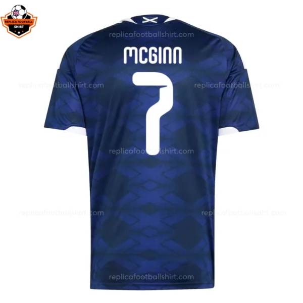 Scotland World Cup 2026 MCGINN 7 Home Men Replica Football Shirt